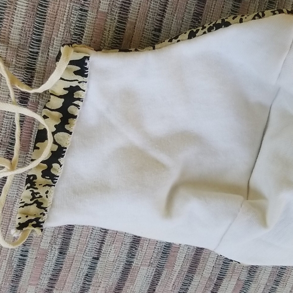 2 Handmade Adult snake Print Cotton Face Mask - Picture 6 of 7